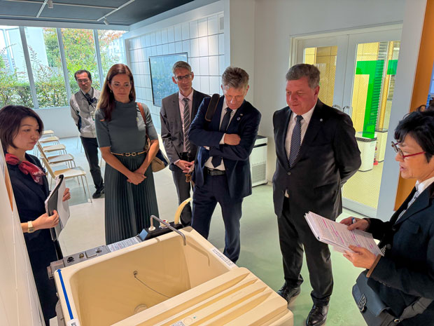 Besichtigung eines Wohnraumprojektes